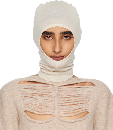 Klobúk Rick Owens Rick Owens Concordians Skull Balaclava Biela | RP02E4478 M, 0
