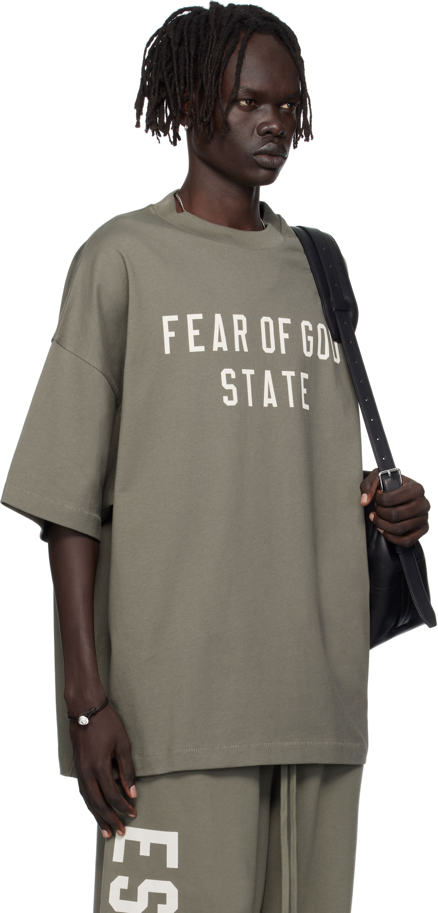 Tričko Fear of God Fear of God ESSENTIALS 90s Fit T-Shirt Zelené | 125SP254477F, 1