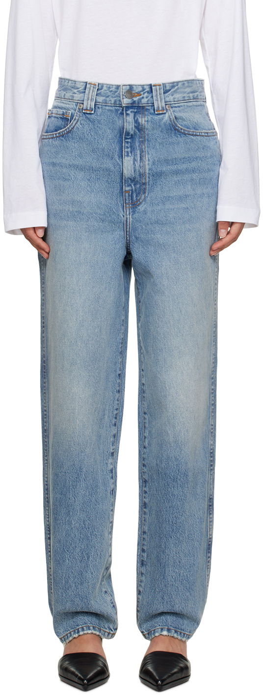 Džínsy Khaite Blue 'The Martin' Jeans Modrá | 1111918043, 0