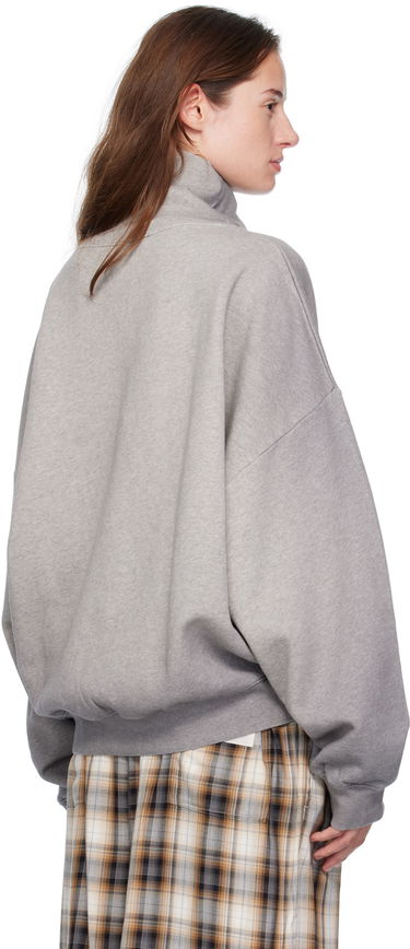 Sveter Acne Studios Acne Studios High-Neck Turtleneck Sweatshirt Šedá | AI0166-, 2