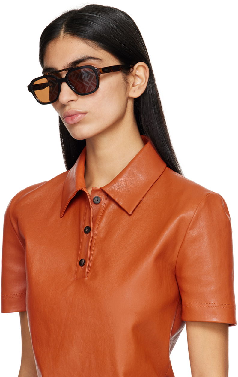 Slnečné okuliare FENDI Bilayer Sunglasses Hnedá | FE40076U 192337145667