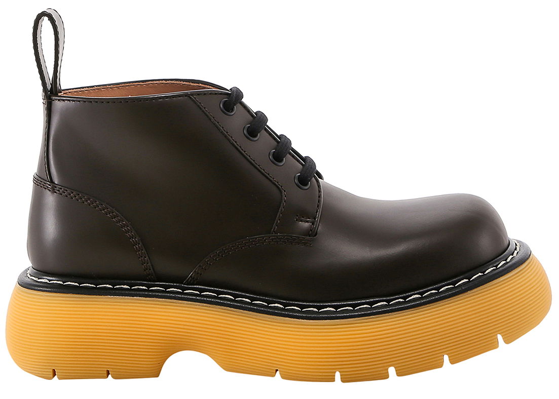 Tenisky a topánky Bottega Veneta Leather Ankle Boots Hnedá | 651406V00H02062, 0