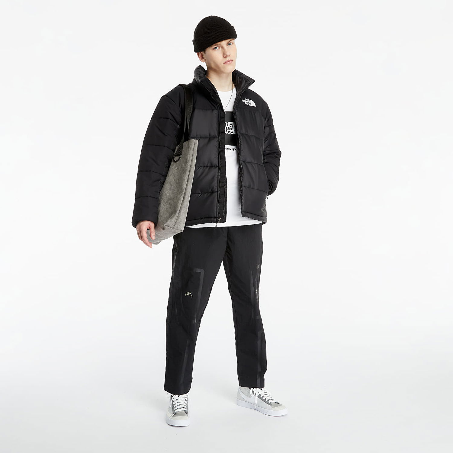 Prešívaná bunda The North Face Himalayan Isulated Jacket Čierna | NF0A4QYZJK31, 0