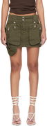 Cargo Pocket Denim Miniskirt
