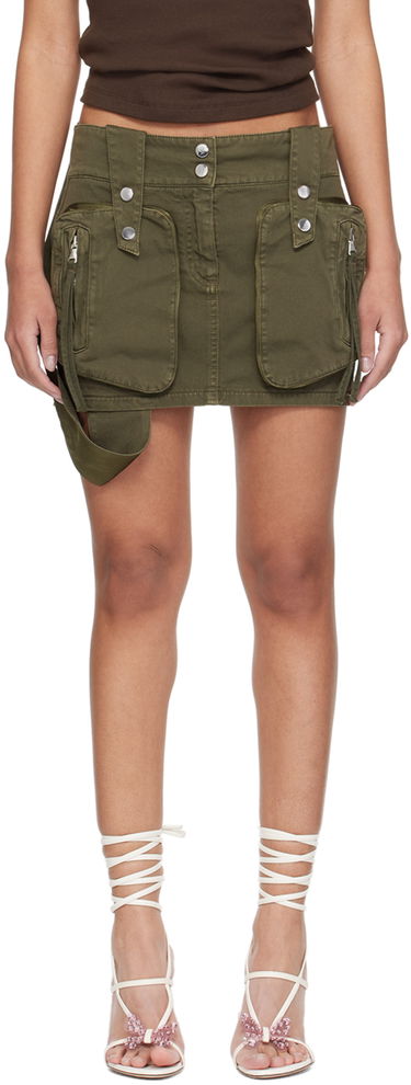 Sukňa Blumarine Cargo Pocket Denim Miniskirt Zelené | P422J109A, 0