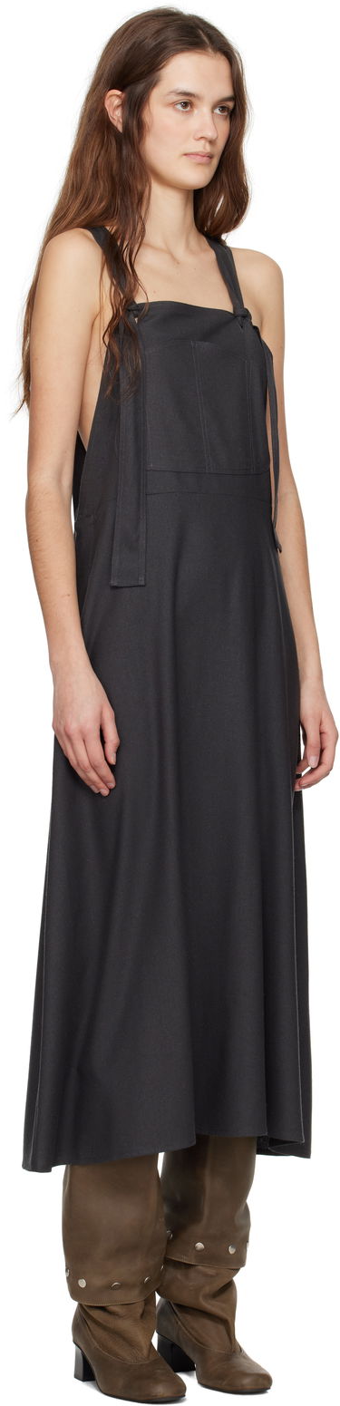 Šaty Baserange Baserange Gren Overalls Midi Dress Šedá | DRGRO-WS-SP25, 1
