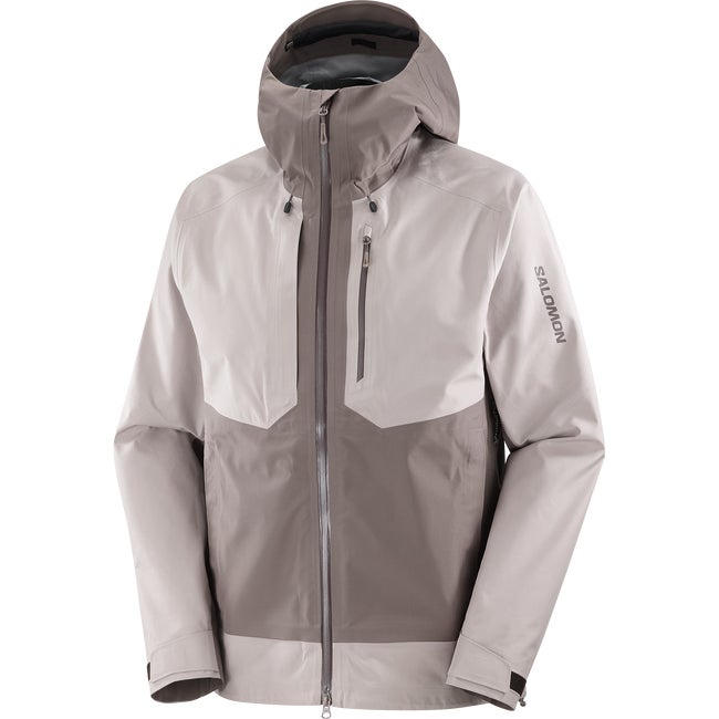Pláštenka Salomon Outline 3L GORE-TEX Jacket Béžová | LC2536800, 1