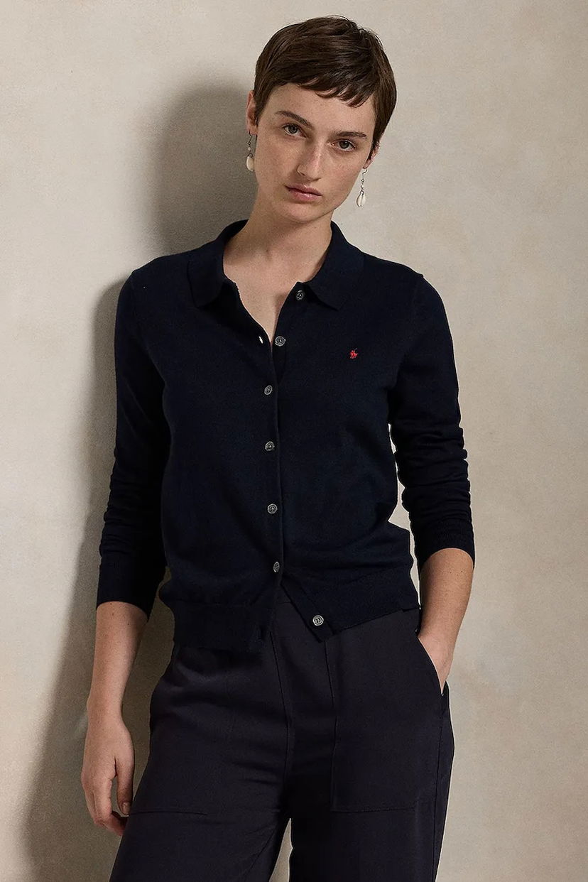 Sveter Polo by Ralph Lauren Lightweight Polo Ralph Lauren Cardigan Navy | 211959285