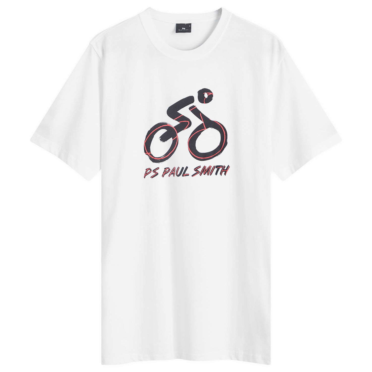 Tričko Paul Smith PS Paul Smith Bike Graphic T-Shirt, Size Large Biela | M2R-011R-PP4960-01, 0