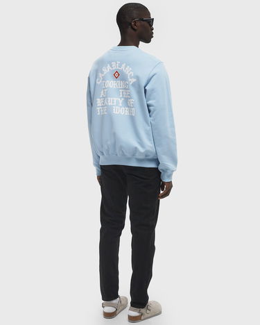 Mikina Casablanca Casablanca Looking At The Beauty Of The World Sweatshirt Modrá | MS25-JTP-293-03, 1
