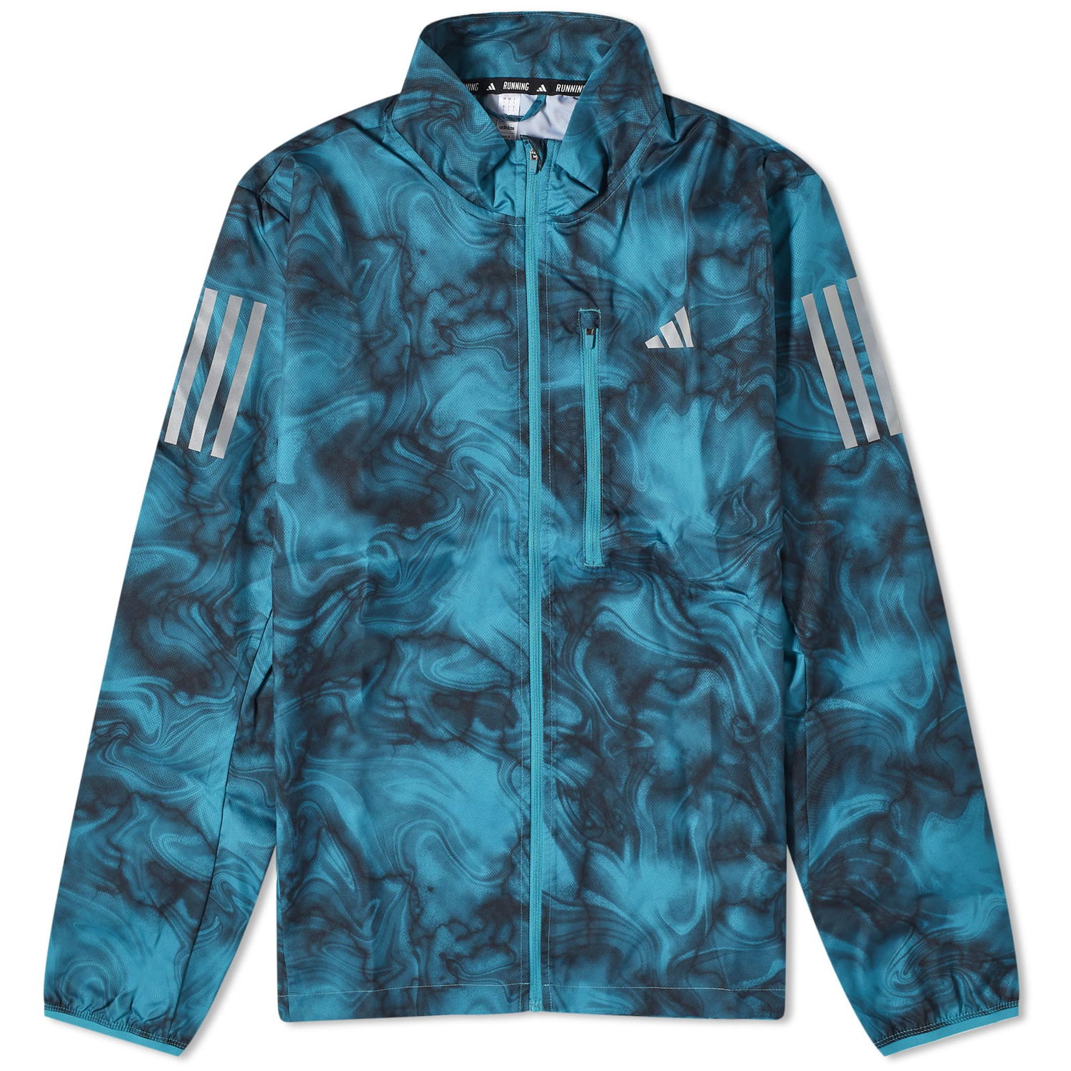 Bunda adidas Originals Own The Run Jacket "Arctic Fusion/Black" Tyrkysová | IL4798, 0
