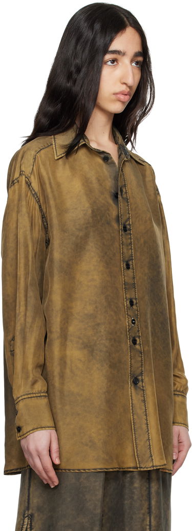 Košeľa Maison Margiela MM6 Maison Margiela Light Silk Shirt Hnedá | S52DT0046 M35244, 1