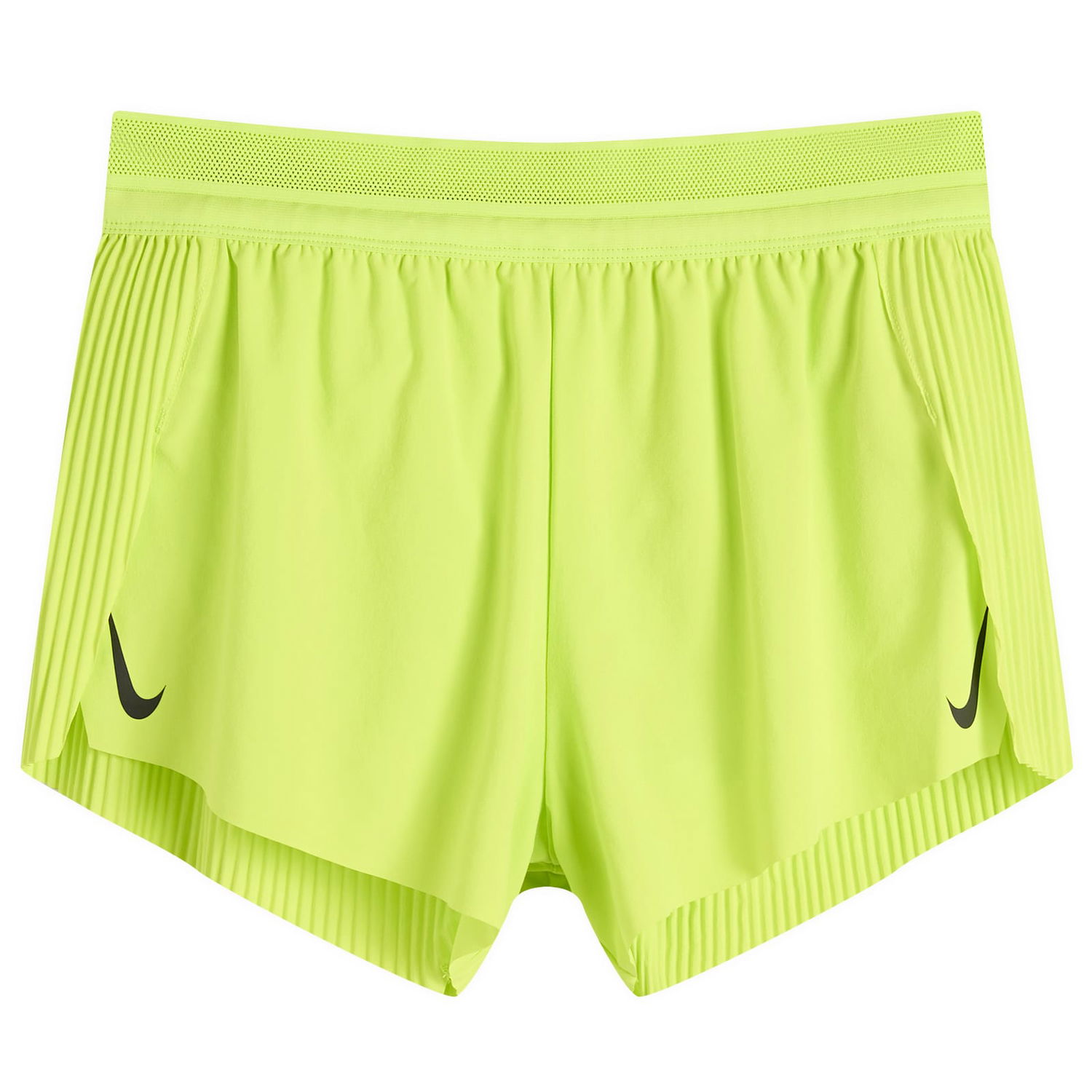Šortky Nike Aeroswift 3" Running Shorts with Perforated Waistband and Pleated Sides Žltá | FN2328-389, 0