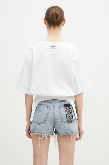 Tričko Fiorucci White Suspender T-Shirt Biela | W01FMTSH263CJ01WH01, 2