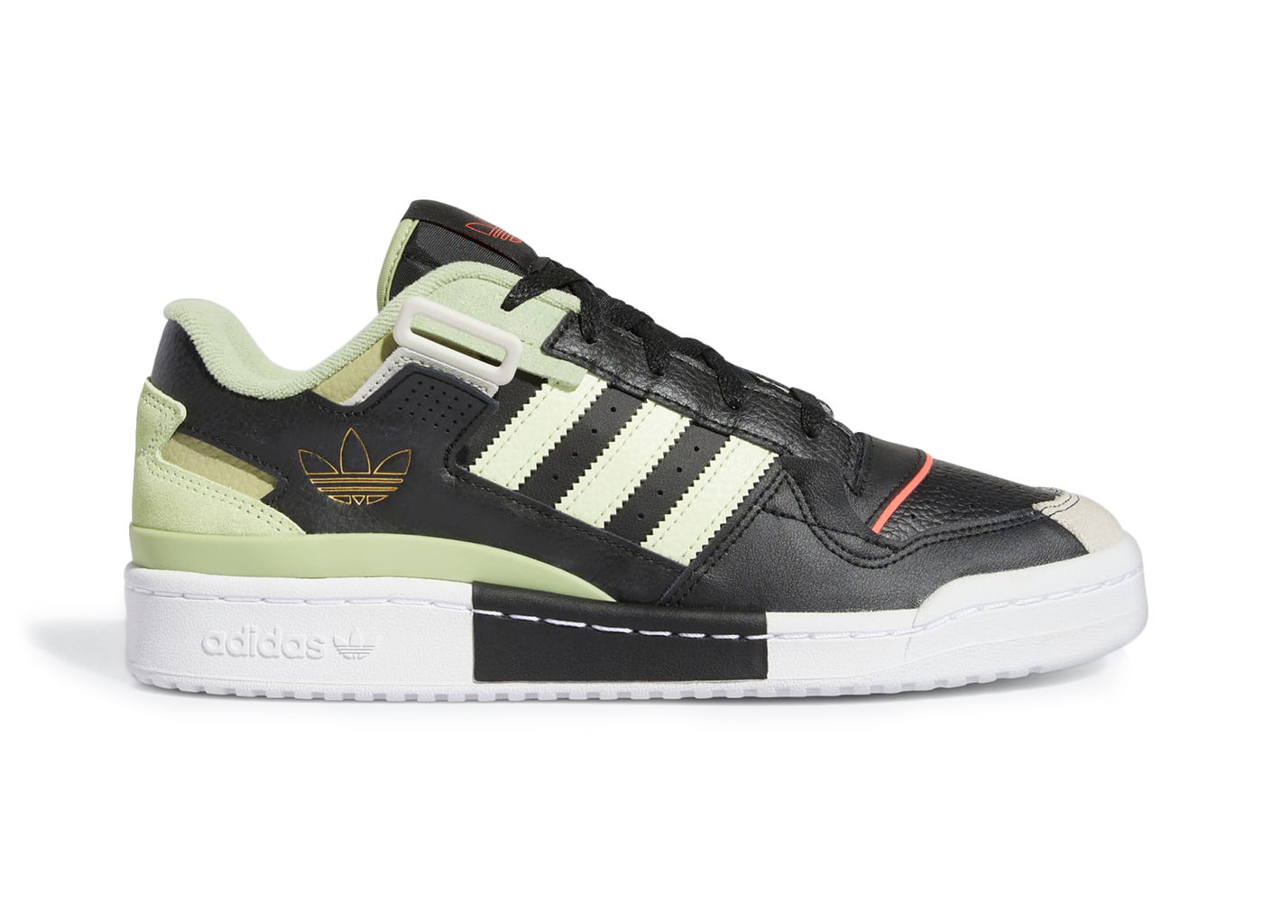 Tenisky a topánky adidas Originals Forum Exhibit Low Core Black Almost Lime Magic Lime Čierna | GZ0936, 0