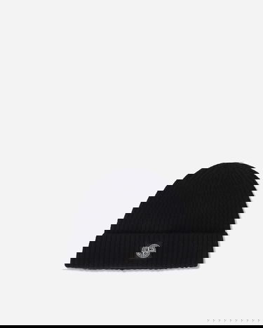 Kulicha Stone Island Ribbed Knit Beanie with Logo Patch Čierna | K2S15N100012S00B4.V0029, 3