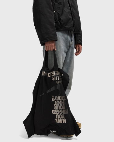 Tote bag Comme des Garçons Slogan Print T-Shirt with Handles Čierna | 1P-K203-W25-1, 2