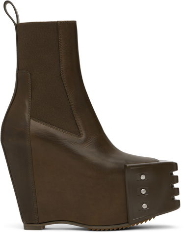 Oblečenie Rick Owens Rick Owens Porterville Grilled Wedge Beatle Chelsea Boots Hnedá | RO02D3848 LOOGR, 0
