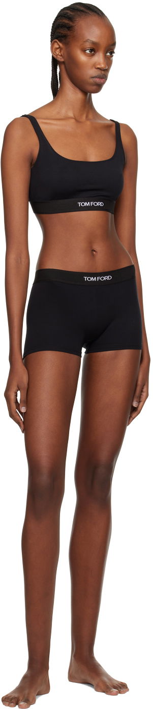 Nohavičky Tom Ford Tom Ford Jacquard Boy Shorts Čierna | KNJ006-JEX011, 3