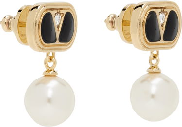 Náušnice Valentino Valentino Garavani Oval Pearl Drop Earrings Metalická | 6W2J0X91NBS, 1