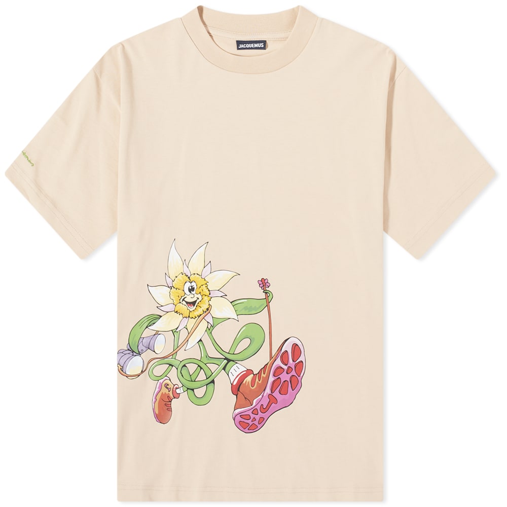 Tričko Jacquemus Flower Hiker Tee Béžová | 216JS16-216-228-02D, 0