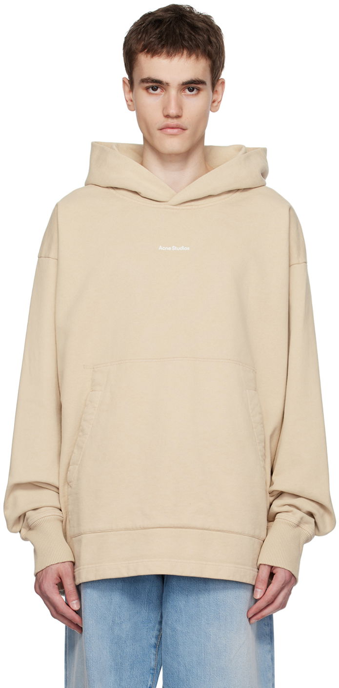 Mikina Acne Studios Bonded Hoodie Béžová | BI0182-, 0