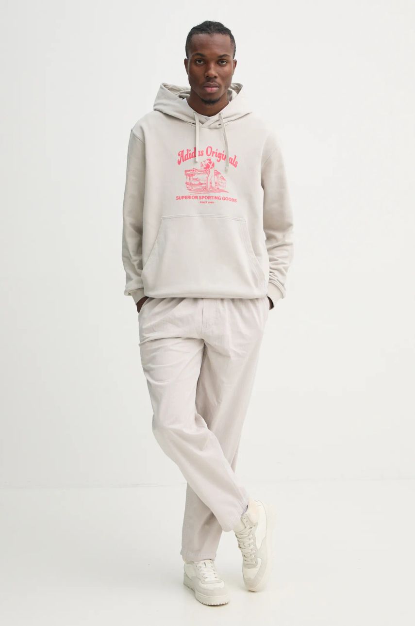 Nohavice adidas Originals Cotton Chino Pants Béžová | JD0673, 1