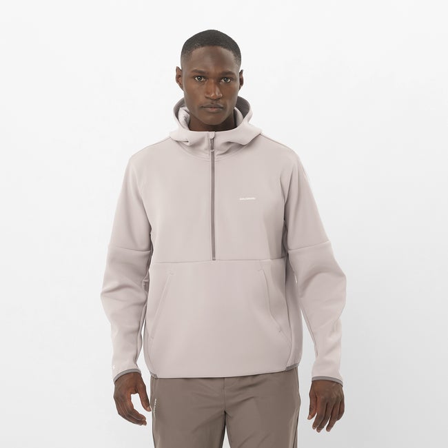 Mikina Salomon Training Hoodie Béžová | LC2421300, 0
