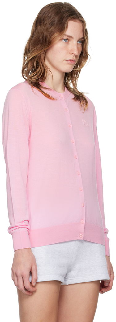 Sveter Alexander Wang Alexanderwang.t Classic Button Cardigan Ružová | 4KC3243017, 1