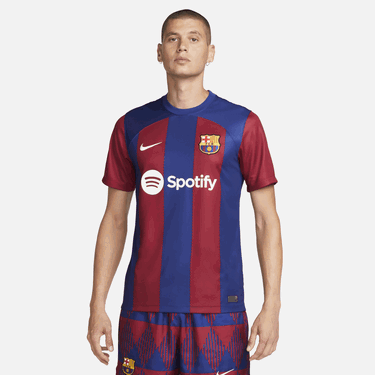 Dres Nike fotbalový dres Dri-FIT FC Barcelona Stadium Navy | DX2687-456, 0