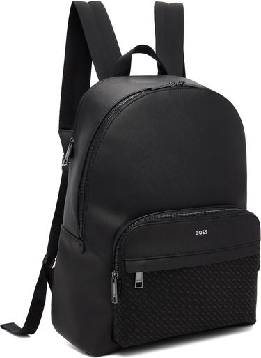 Batoh BOSS Logo Stamp Backpack Čierna | 50548191, 1