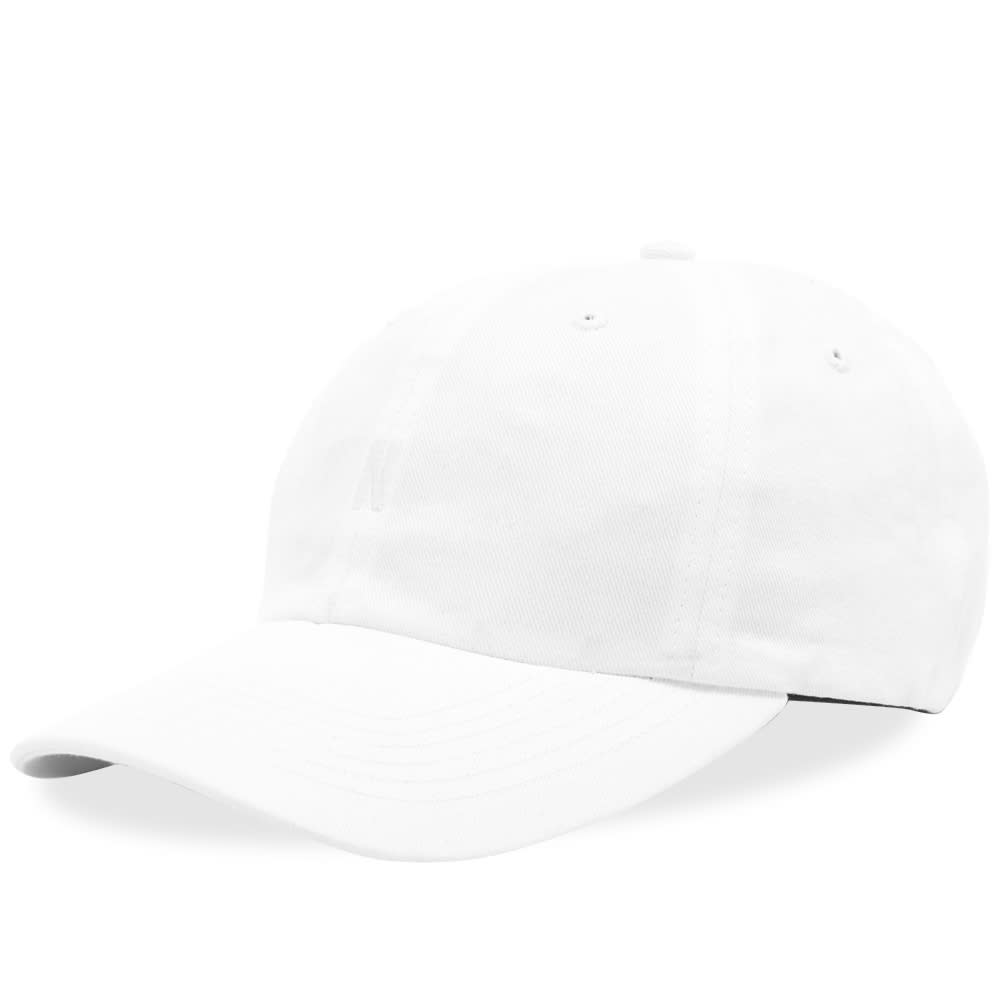 Čiapky a klobúky NORSE PROJECTS Twill Sports White Biela | N80-0001-0001, 0