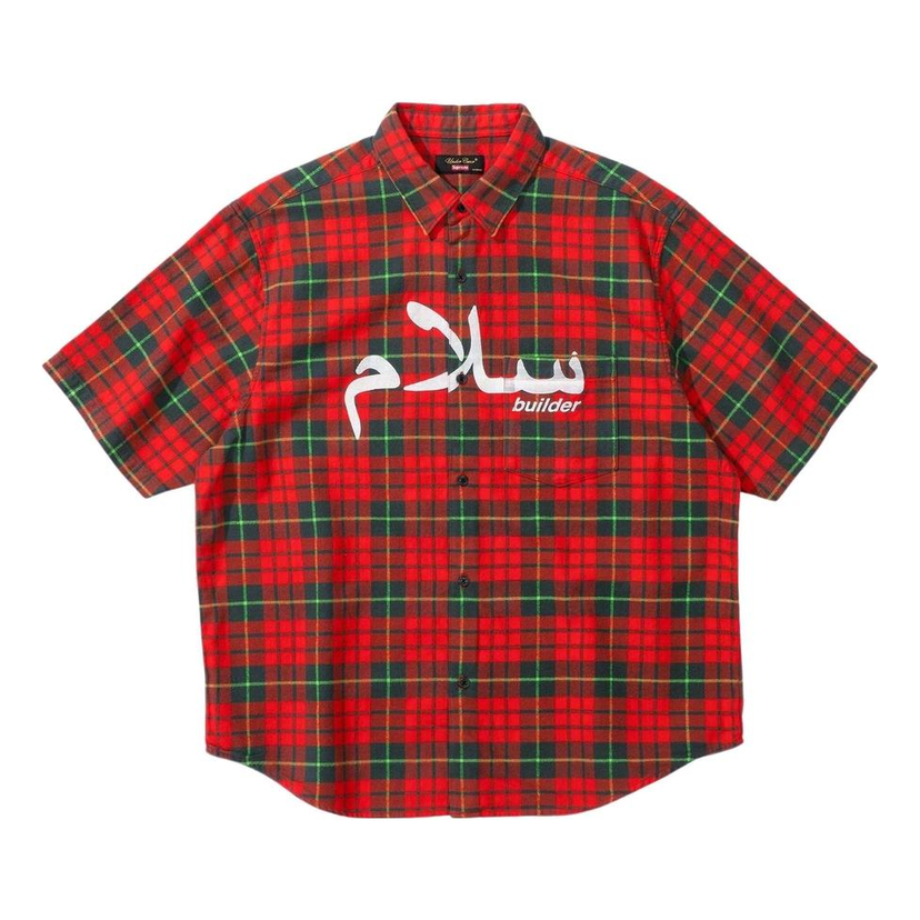 Košeľa Supreme Logo Flannel Shirt Červená | SUP-SS23-127