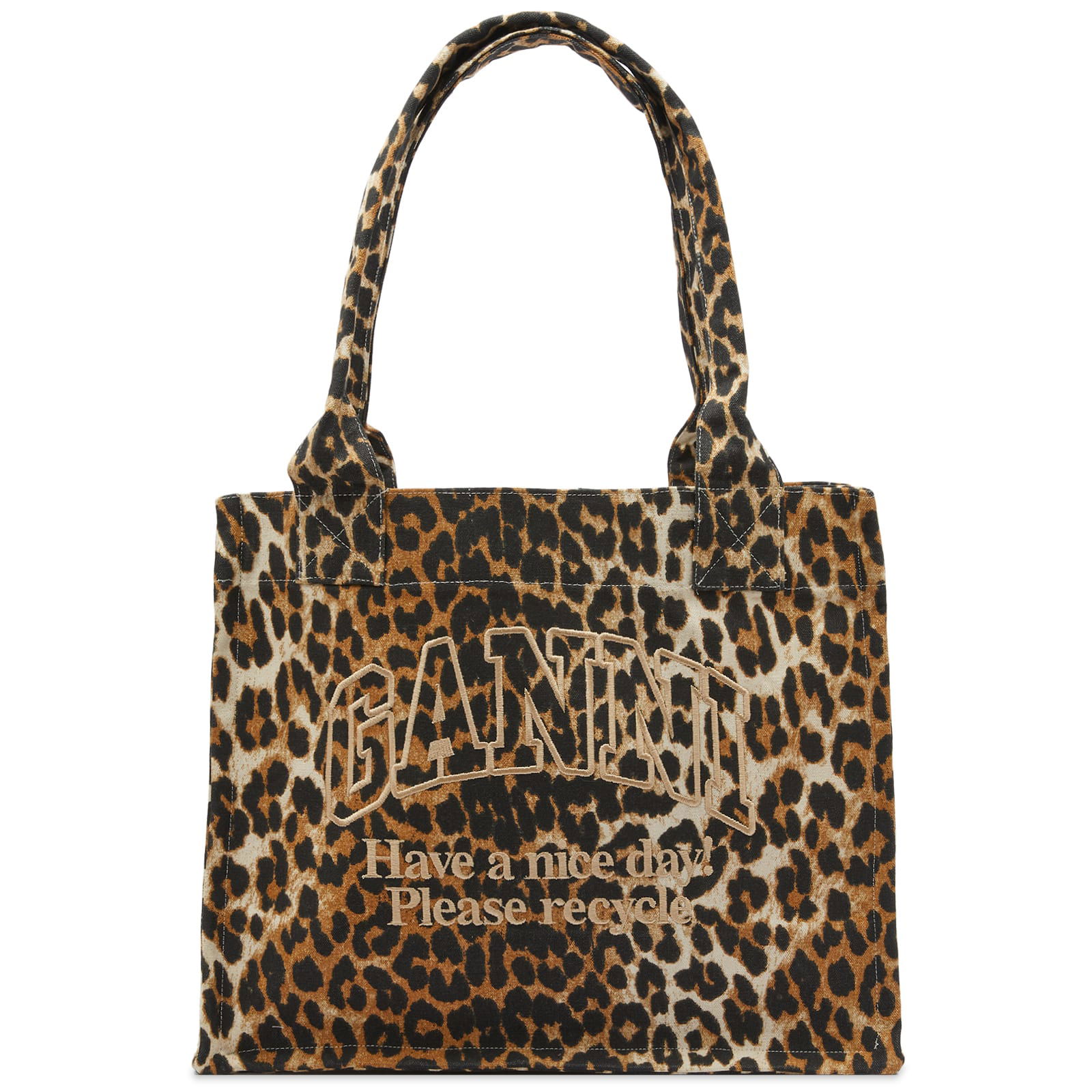 Leopard Print Easy Shopper Tote Bag