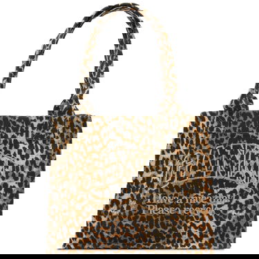 Tote bag GANNI Leopard Print Easy Shopper Tote Bag Hnedá | A5807-943, 0