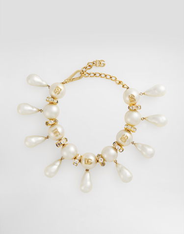 Náhrdelník Dolce & Gabbana Maxi-necklace With Spheres, Teardrop Accents And Dg Logo Rôznofarebný | WNR2E3W1111W0111, 3