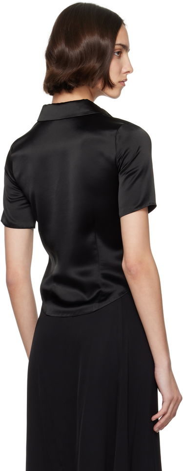 Košeľa Nanushka Nanushka Clare Satin Blouse Čierna | NW25SSTP20799, 2