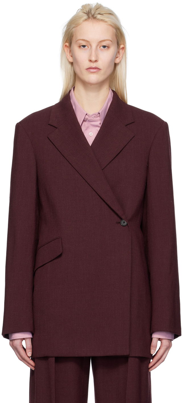 Trenčkot The Row Single-Breasted Blazer Červená | 7771-W2921, 0