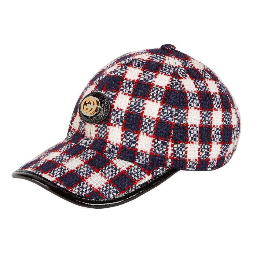 Šiltovka Gucci Checkered Tweed Baseball Hat Rôznofarebný | 577822-3HH26-9060