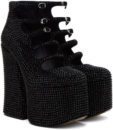 Šperky Marc Jacobs Marc Jacobs 'The Rhinestone Kiki' Platform Heels Čierna | 2R3FBO011F14, 3