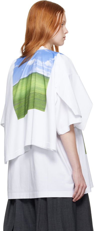 Tričko VETEMENTS Vetements Desktop Double Layered T-Shirt Biela | UH76TR770W, 2