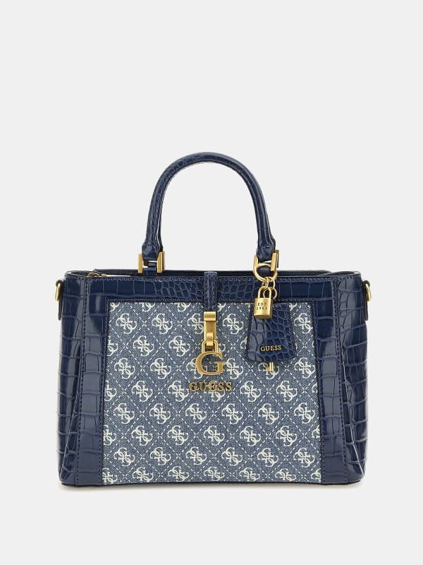Kabelka GUESS G James Logo Handbag Navy | HWDA9213060, 0