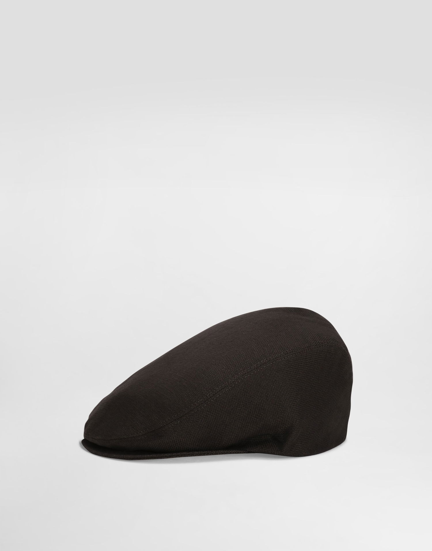 Šiltovka Dolce & Gabbana Dolce & Gabbana Linen Flat Cap Čierna | GH587AGJ061M1348, 0