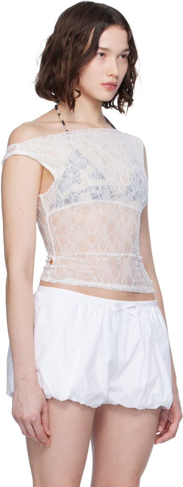 Tielko Miaou Miaou Lani Lace Top Biela | 7114SLCDOV, 1