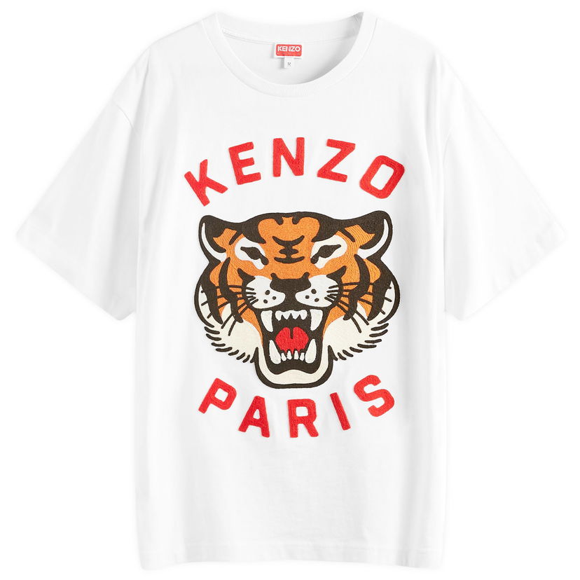 Tričko KENZO Lucky Tiger Biela | FE68TS0084SI-02