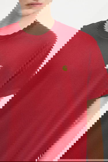 Tričko Carhartt WIP S/S Chase T-Shirt Červená | I026391.30QXX, 3