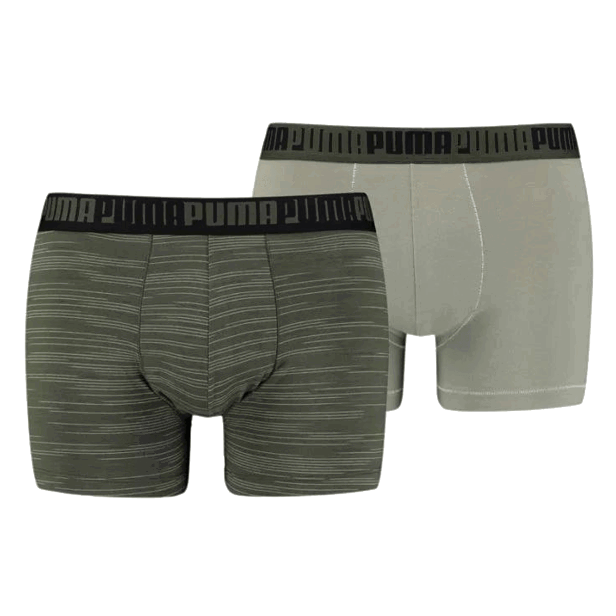 Boxerky Puma Spacedye Stripe Boxer Shorts, 2-Pack Zelené | 935036-03, 0