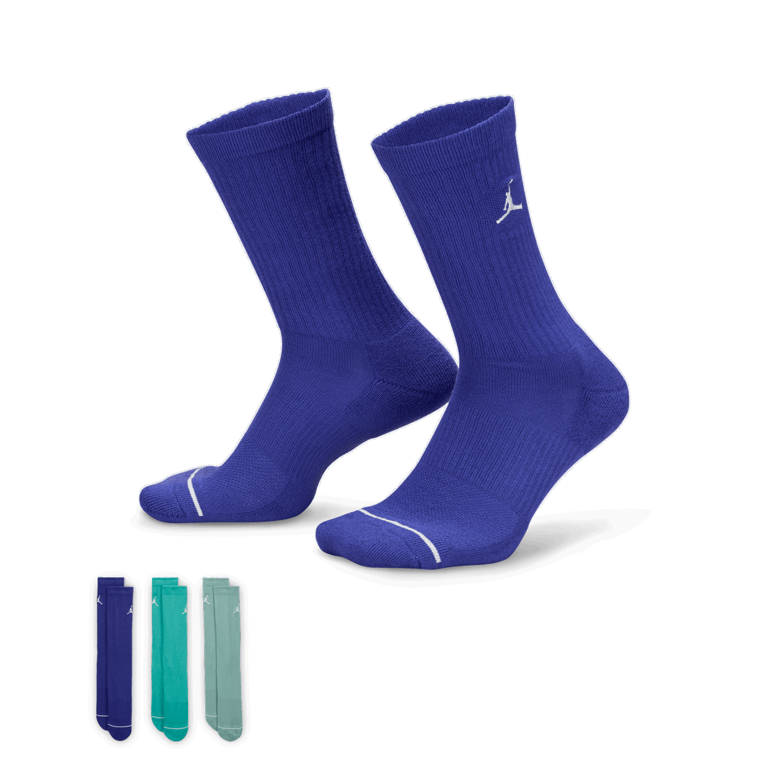 Ponožky Jordan Jordan Everyday Mid Socks (3 Pairs) Modrá | DX9632-925, 0