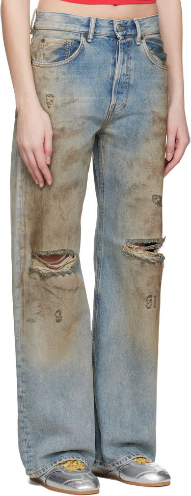 Džínsy Acne Studios Loose-Fit 2021F Šedá | A00402-, 1