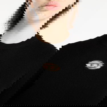 Sveter Diesel M-VALARI Ribbed Knit Top L Čierna | A15328-0DLAX-9XX, 3